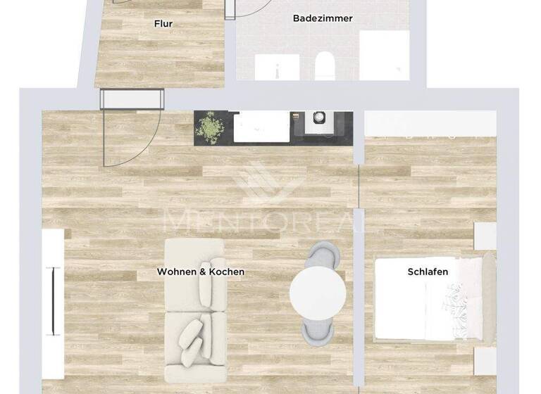 Studio zum Kauf 149.000 € 1 Zimmer 46,7 m² Connewitz Leipzig / Connewitz 04277