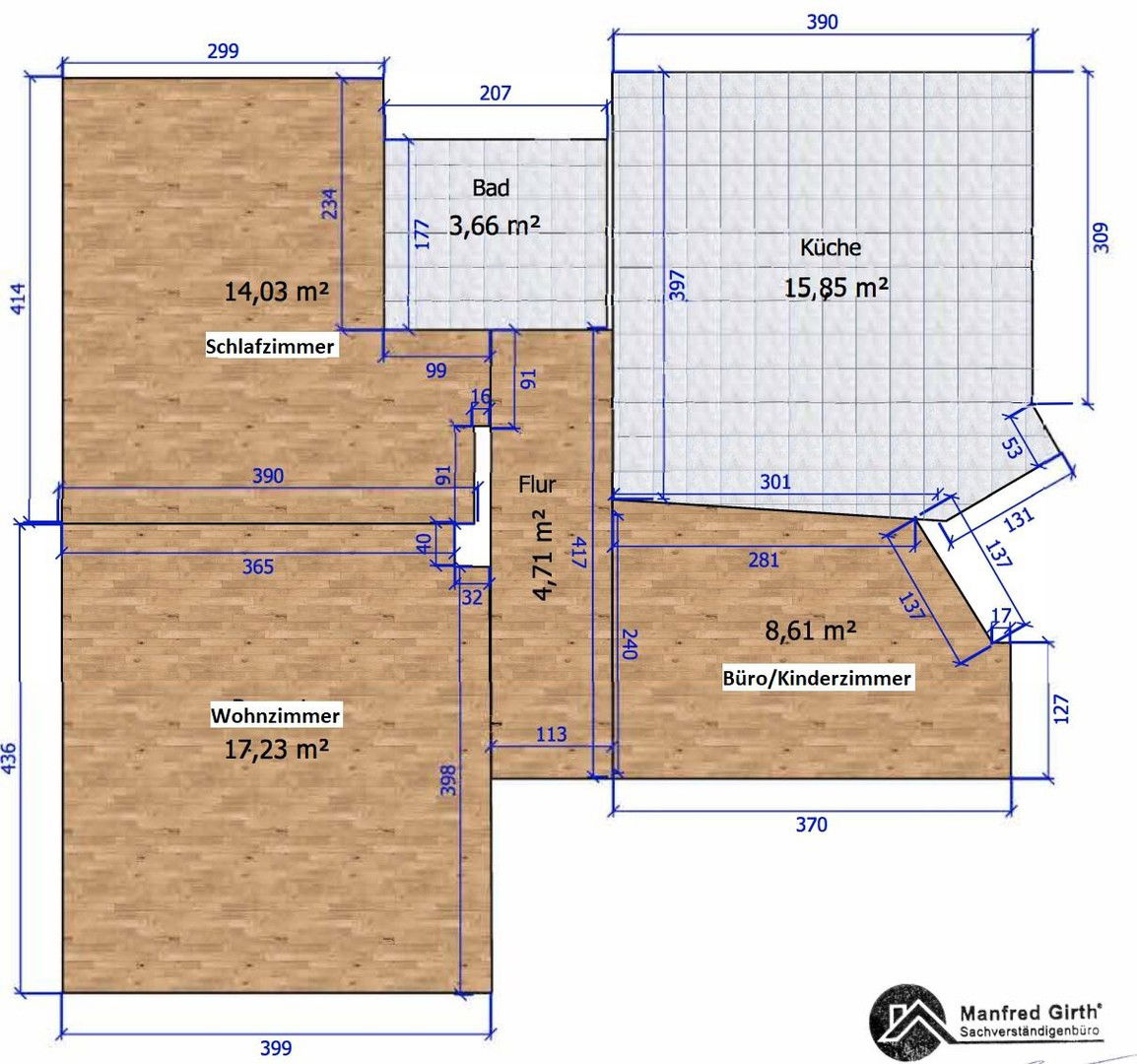 Wohnung zur Miete 640 € 3 Zimmer 64 m²<br/>Wohnfläche 2.<br/>Geschoss Klosterbergestr. 22 Engpaß Magdeburg 39104