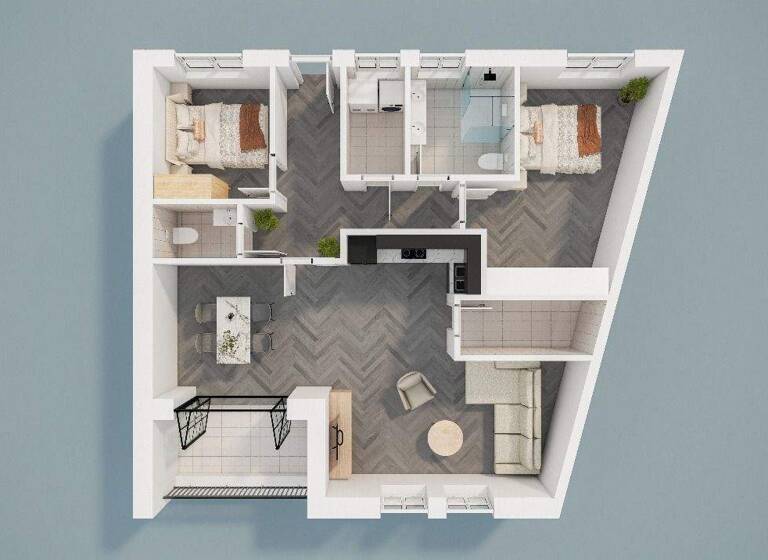 Wohnung zur Miete - Erstbezug 1.130 € 3 Zimmer 94,1 m² frei ab 01.04.2026 Lingen Lingen (Ems) 49808