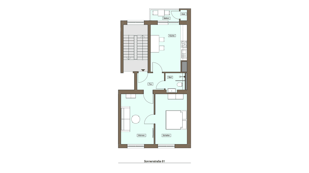 Wohnung zur Miete Wohnen auf Zeit 1.500 € 2 Zimmer 55 m²<br/>Wohnfläche 01.03.2025<br/>Verfügbarkeit Sonnenstraße Oberbilk Düsseldorf 40227