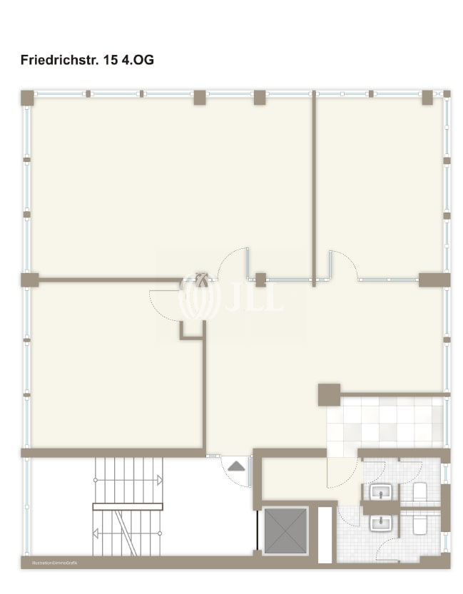 Bürofläche zur Miete provisionsfrei 22,50 € 150 m²<br/>Bürofläche Westend - Süd Frankfurt am Main 60323