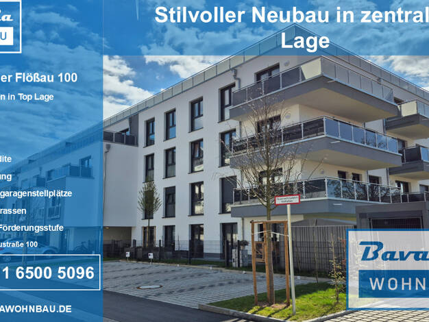 Wohnung zum Kauf - Erstbezug provisionsfrei 509.208 € 3 Zimmer 86,6 m² 2. Geschoss Flößaustraße 100/102 Südstadt Fürth 90763