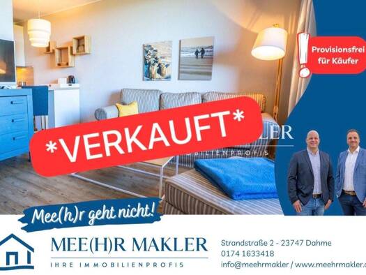 Wohnung zum Kauf provisionsfrei 149.000 € 1 Zimmer 39 m² 4. Geschoss Lange Wiese 11b Dahme 23747
