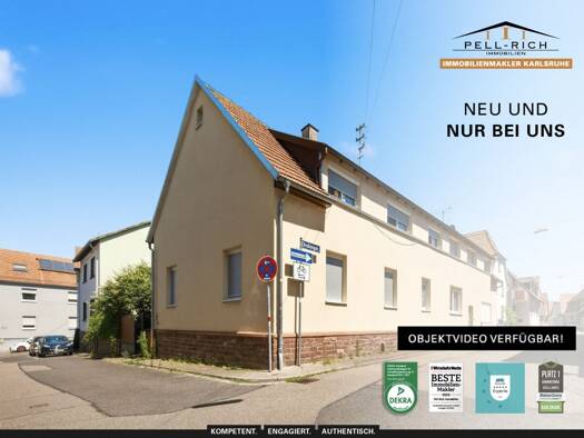 Mehrfamilienhaus zum Kauf 730.000 € 16 Zimmer 299 m² 449 m² Grundstück Knielingen Karlsruhe 76187