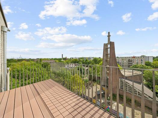 Penthouse zur Miete 1.800 € 2 Zimmer 72 m² 7. Geschoss Rothenburgsort Hamburg 20539