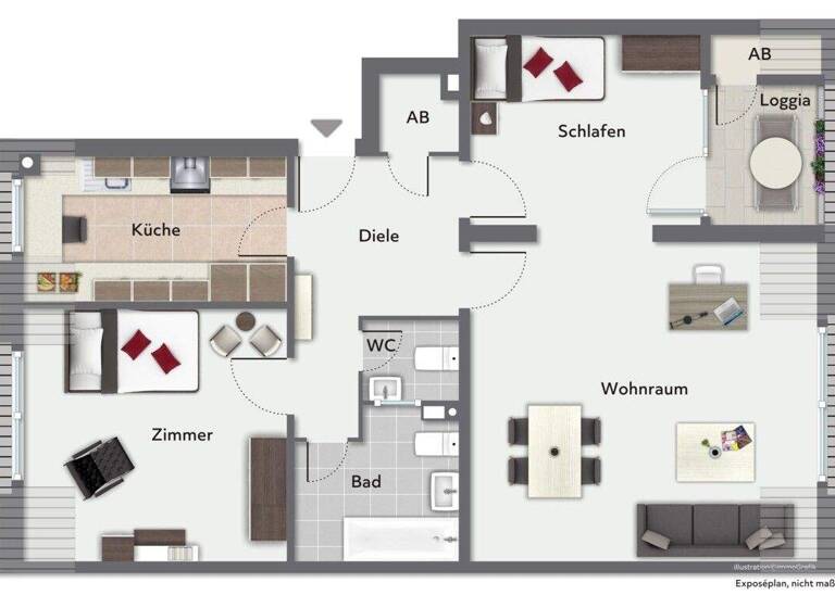 Wohnung zum Kauf 429.000 € 3 Zimmer 78,9 m² EG Wellingsbüttel Hamburg 22391