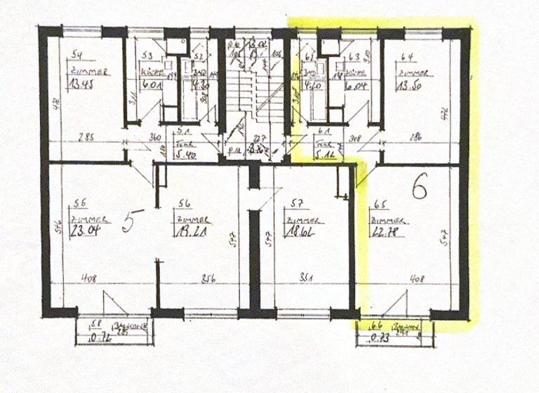 Wohnung zum Kauf 445.000 € 2 Zimmer 52 m² 2. Geschoss Harvestehude Hamburg 20144