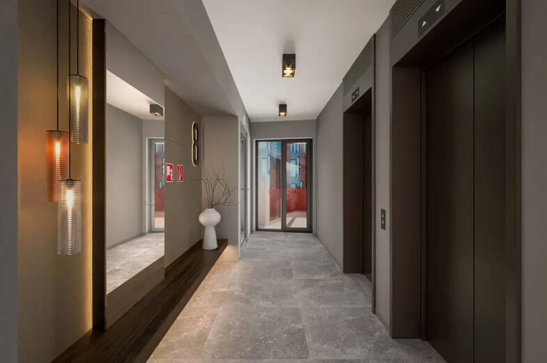 Wohnung zur Miete - Neubau 1.986 € 2 Zimmer 70 m² 3. Geschoss Überseeboulevard 14 HafenCity Hamburg 20457