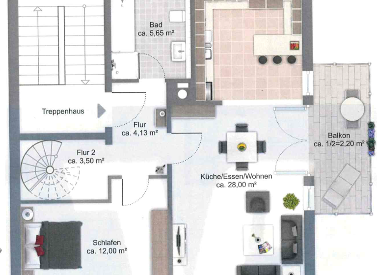 Wohnung zur Miete 1.890 € 3 Zimmer 92 m² Geschoss 1/2 frei ab sofort Ismaning 85737