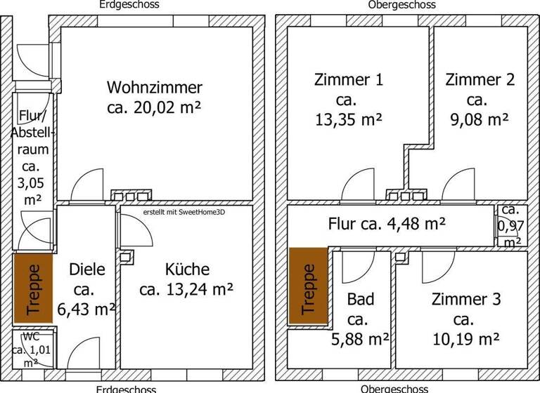 Reihenmittelhaus zum Kauf provisionsfrei 195.000 € 4 Zimmer 88 m² 187 m² Grundstück Brunsbüttel 25541