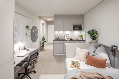 Apartment zur Miete 738 € 1 Zimmer 16 m² 7. Geschoss frei ab sofort Sachsenstraße 17 Hammerbrook Hamburg 20097