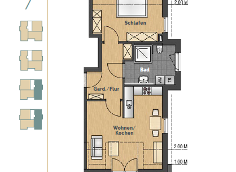 Wohnung zur Miete 910 € 2 Zimmer 58 m²<br/>Wohnfläche 2.<br/>Geschoss ab sofort<br/>Verfügbarkeit Siegelsdorfer Str. 36 Leyh Nürnberg 90431