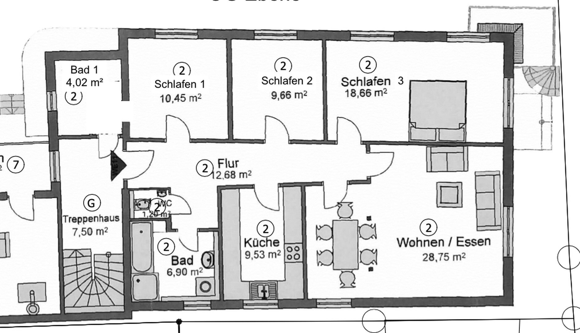 WG-Zimmer zur Miete Wohnen auf Zeit 520 € 100 m²<br/>Wohnfläche 1.<br/>Geschoss Duttenberg Bad Friedrichshall 74177