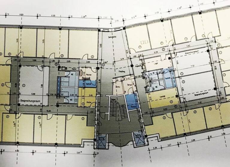 Bürokomplex zur Miete 9 € 1.108 m² Bürofläche teilbar von 450 m² bis 550 m² Dresdener Str. 1 Unterneustadt Kassel 34125