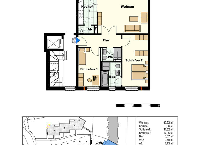 Wohnung zum Kauf - Erstbezug 809.400 € 3 Zimmer 96,8 m² Wesselburer Weg 12 a Osdorf Hamburg 22549