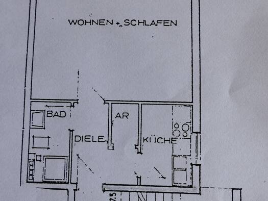 Wohnung zur Miete 410 € 1 Zimmer 36 m² 3. Geschoss frei ab 01.11.2026 Hans-Böckler-Straße 92 Poppenreuth Fürth 90765