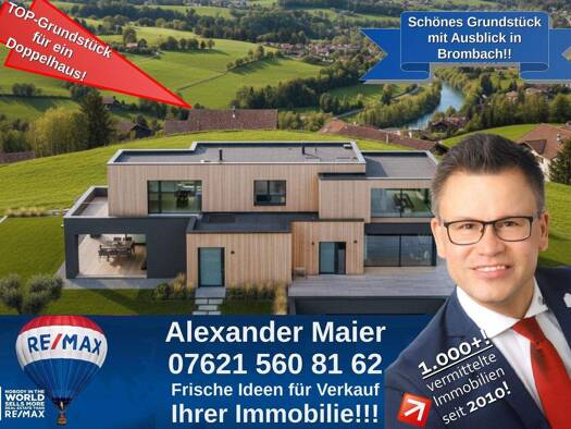 Grundstück zum Kauf 395.000 € 824 m² Grundstück Brombach Lörrach 79541