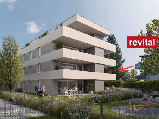 Terrassenwohnung zum Kauf - Erstbezug 399.000 € 2 Zimmer 55 m² 1. Geschoss Widum 32 Lustenau 6890