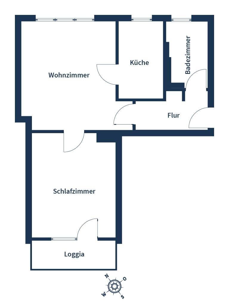 Wohnung zum Kauf 205.000 € 2 Zimmer 52 m²<br/>Wohnfläche EG<br/>Geschoss Bad Soden Bad Soden am Taunus 65812