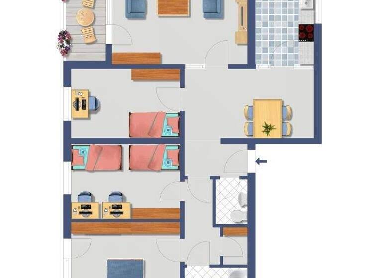 Wohnung zum Kauf provisionsfrei 402.700 € 4 Zimmer 94 m² 4. Geschoss frei ab 01.03.2026 Niehl Köln 50735