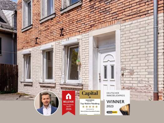 Wohnung zum Kauf 129.900 € 2 Zimmer 41,4 m² EG Innenstadt Fürth 90762