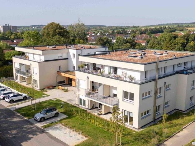 Terrassenwohnung zum Kauf - Erstbezug provisionsfrei 366.000 € 2 Zimmer 55,2 m² EG Schliffkopfstraße 5 Herrenberg 71083