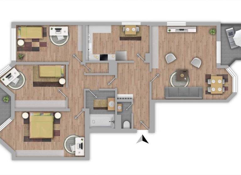 Wohnung zum Kauf 349.000 € 3 Zimmer 80,5 m² EG Kirchbichl 6322