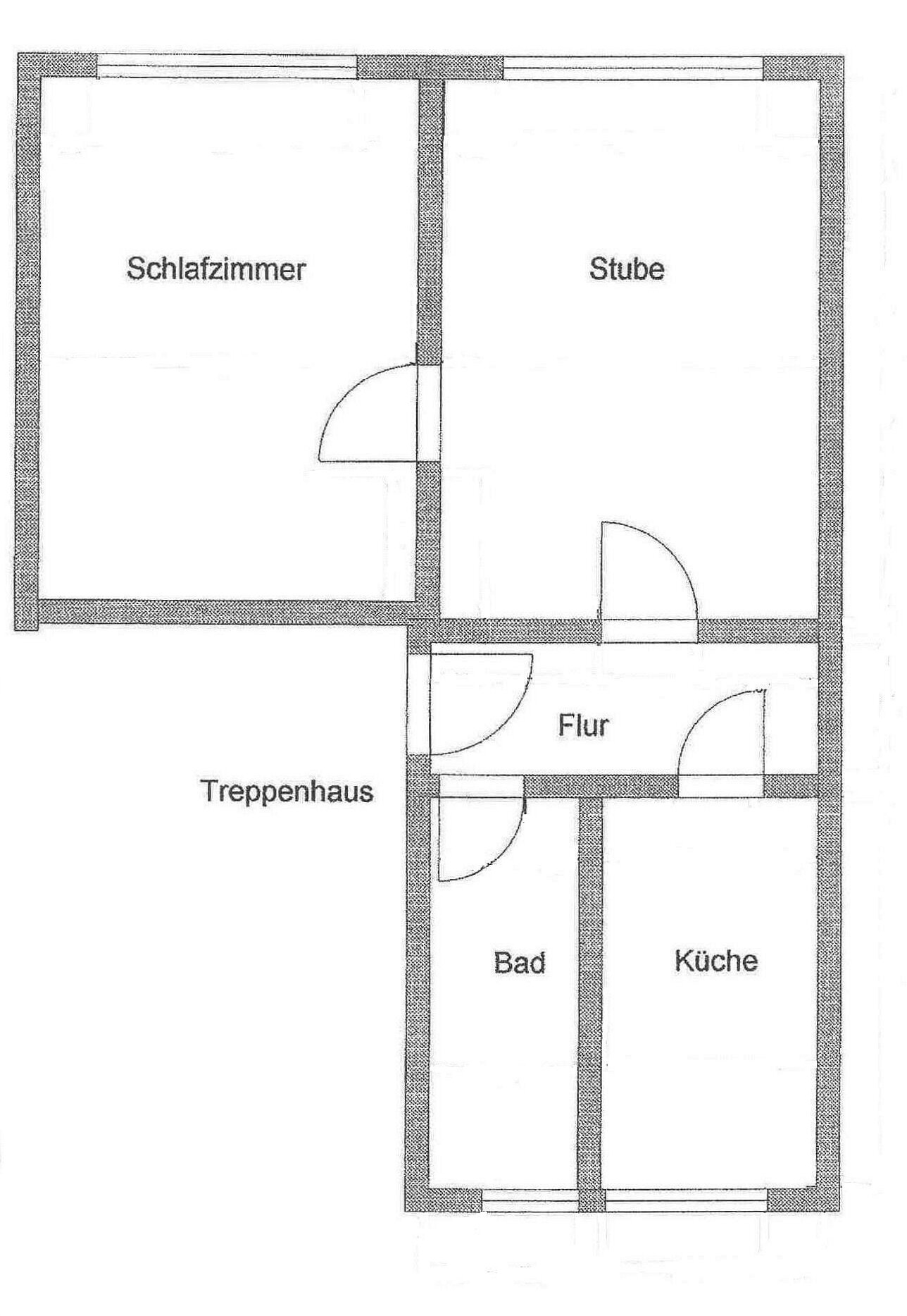 Wohnung zur Miete 278 € 2 Zimmer 48,8 m²<br/>Wohnfläche 1.<br/>Geschoss Plzener Straße 16 Bieblach 1 Gera 07546