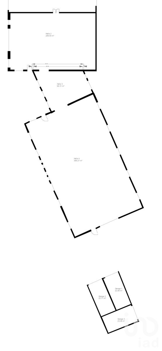 Lagerhalle zur Miete 6,50 € 388,3 m²<br/>Lagerfläche Norf Neuss / Norf 41469