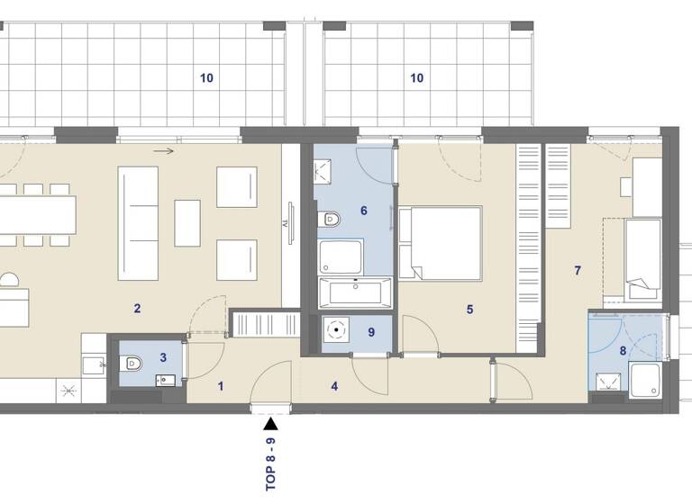 Wohnung zum Kauf 1.099.000 € 3 Zimmer 100 m² 2. Geschoss Werfelstraße 7 Wien 1170