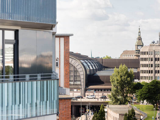 Studio zur Miete - Erstbezug 953 € 1 Zimmer 28,4 m² 12. Geschoss frei ab 01.05.2026 Schultzweg 2 Hammerbrook Hamburg 20097