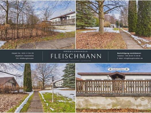 Restaurant zum Kauf 170.000 € 224 m² Gastrofläche 3.181 m² Grundstück Am Sandberg Hildburghausen 98646