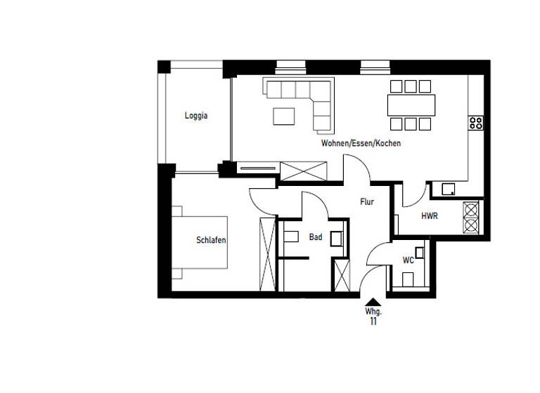 Wohnung zum Kauf - Erstbezug 354.060 € 2 Zimmer 84,4 m² 2. Geschoss Gronau 48599