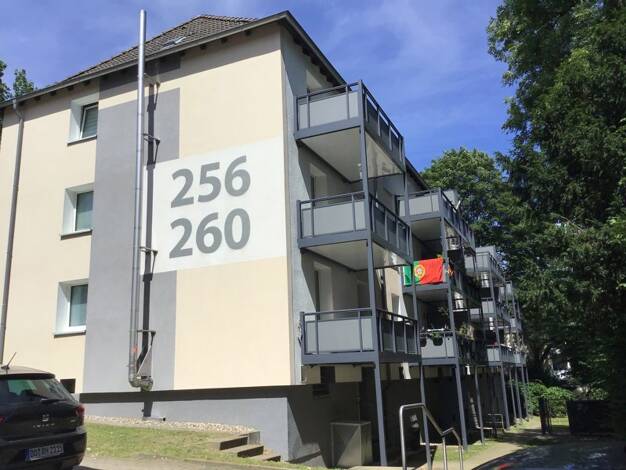Wohnung zur Miete 574 € 2 Zimmer 48,2 m² 2. Geschoss frei ab sofort Bochumer Landstr. 258 Steele Essen 45276