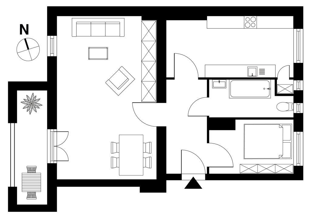 Wohnung zum Kauf provisionsfrei 135.000 € 1,5 Zimmer 52 m²<br/>Wohnfläche 1.<br/>Geschoss Wilhelmstadt Berlin 13595