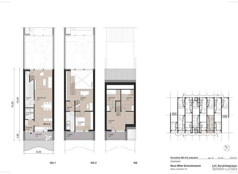 Maisonette zum Kauf - Erstbezug provisionsfrei 1.155.000 € 5 Zimmer 170 m² Sieker Landstraße 118 Großhansdorf 22927