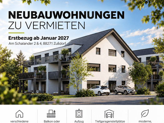 Terrassenwohnung zur Miete 1.065 € 3 Zimmer 92,6 m² Geschoss EG/3 frei ab 01.01.2027 Wilhelmsdorf Wilhelmsdorf 88271