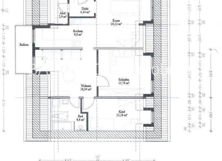 Wohnung zur Miete 840 € 3 Zimmer 90 m² 3. Geschoss Wannbach Pretzfeld / Wannbach 91362