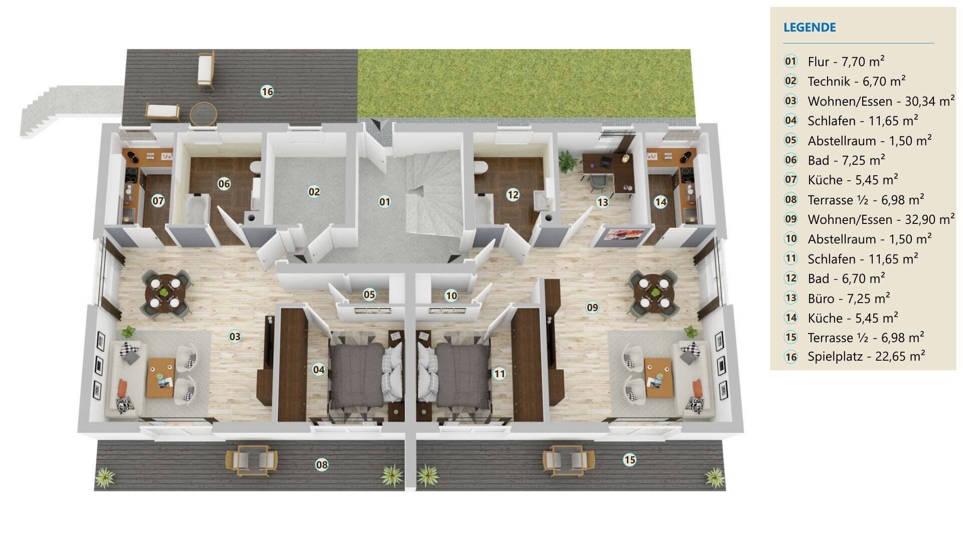 Wohnung zum Kauf provisionsfrei 244.900 € 3 Zimmer 70 m²<br/>Wohnfläche Gstein Iggensbach 94547