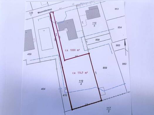 Grundstück zum Kauf 245.000 € 1.147 m² Grundstück Moorstücken 14 Bad Bramstedt 24576