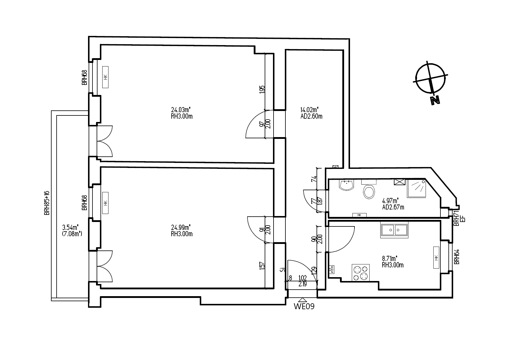 Studio zum Kauf 479.554 € 2 Zimmer 80 m²<br/>Wohnfläche 4.<br/>Geschoss Friedrichshain Berlin 10247