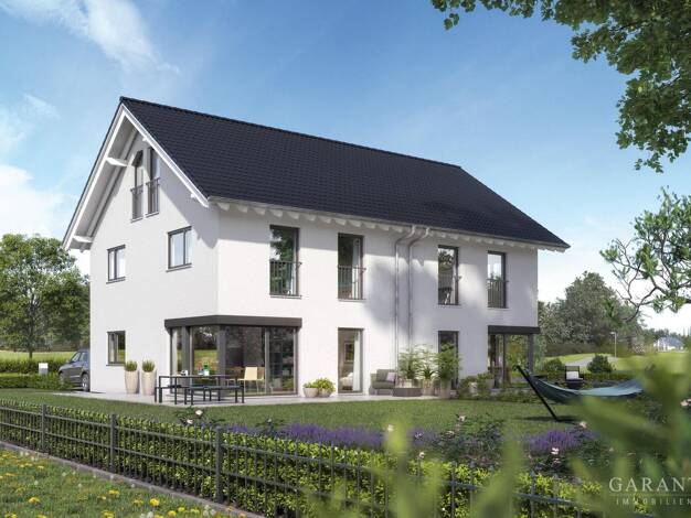 Doppelhaushälfte zum Kauf - Erstbezug 1.037.500 € 6 Zimmer 140 m² 455 m² Grundstück Feldmoching-Hasenbergl München 80995