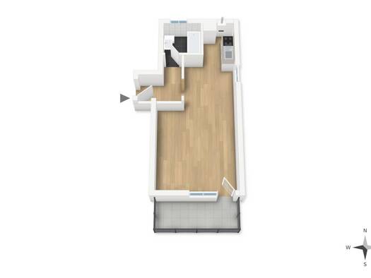 Wohnung zum Kauf 94.900 € 1 Zimmer 40,4 m² Im Erlich, Stat. Bez. 4 Speyer 67346