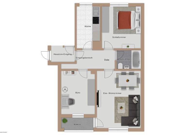 Wohnung zur Miete 950 € 3 Zimmer 67 m² 1. Geschoss Ingolstadt 85055