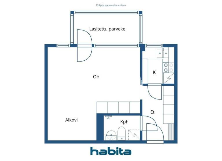 Studio zum Kauf 117.000 € 1 Zimmer 31 m² 3. Geschoss Käärtipolku 4 Helsinki 00390