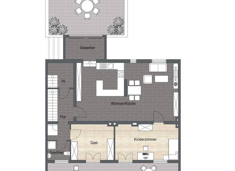 Maisonette zum Kauf 875.000 € 4,5 Zimmer 154 m² 4. Geschoss Pempelfort Düsseldorf / Pempelfort 40477