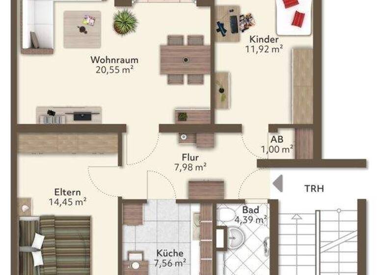 Wohnung zum Kauf 199.000 € 3 Zimmer 67,7 m² 2. Geschoss Ellenerbrok-Schevemoor Bremen 28325