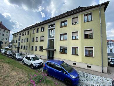 Wohnung zur Miete 461 € 3 Zimmer 65,8 m² 2. Geschoss Schleusinger Straße 29a Suhl Suhl 98527