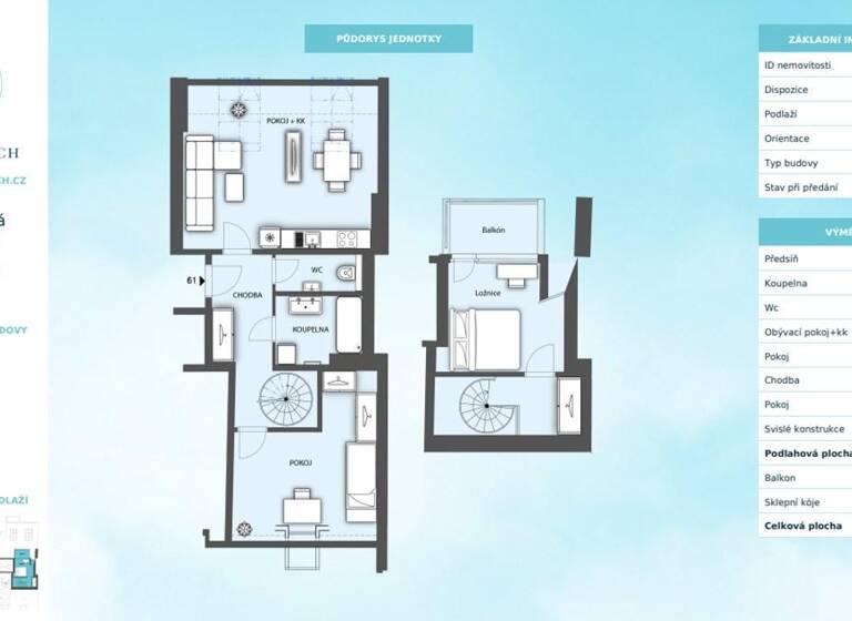 Wohnung zum Kauf 591.360 € 84 m² 1. Geschoss Prag 17000