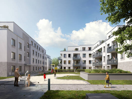 Wohnung zur Miete - Erstbezug 1.068 € 3 Zimmer 75,2 m² 2. Geschoss frei ab 01.02.2026 An der alten Gärtnerei 12 Menden Sankt Augustin 53757